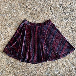 Hollister patterned skater skirt
